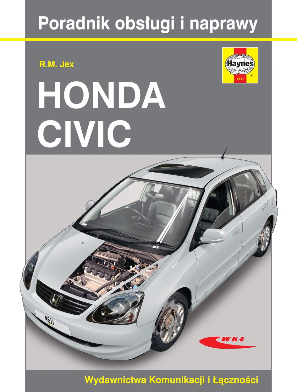 Książka Honda Civic Modele 2001-2005 - Jex R. M. - Wydawnictwa Wkł