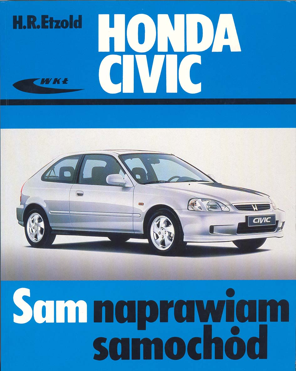 Książka Honda Civic modele od października 1987 do marca