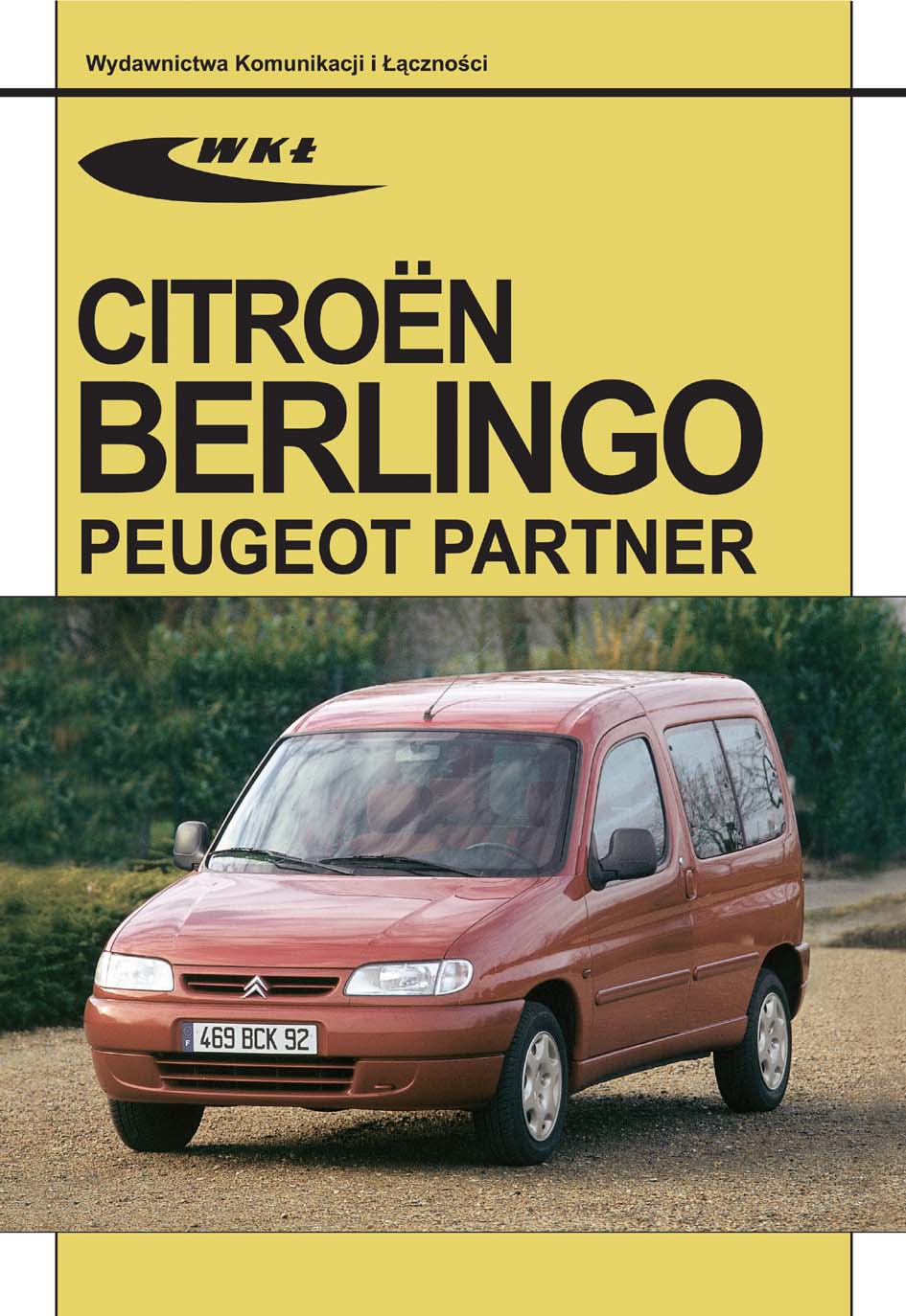 Książka Citroën Berlingo, Peugeot Partner Modele 1996-2001 - Praca Zbiorowa - Wydawnictwa Wkł