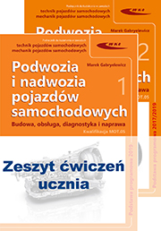 Podwozia i nadwozia pojazdów samochodowych. Budowa, obsługa, diagnostyka i naprawa Zeszyt ćwiczeń dla uczniów